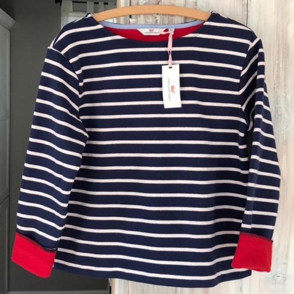 Vineyard Vines Striped Double Face Pullover - Picture 2 of 7